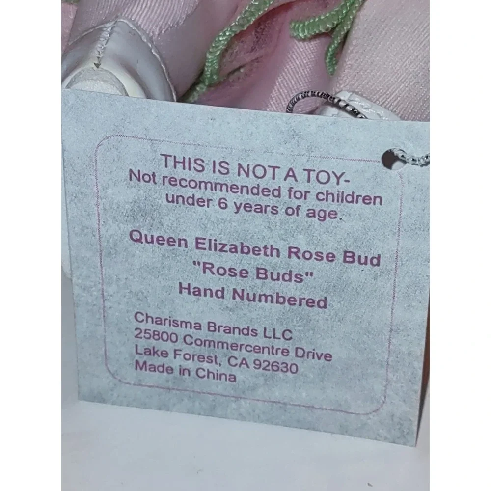 VTG Marie Osmond Queen Elizabeth Rose Bud Tiny Tot Doll C06764 w/ Box & COA 2004